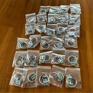 29 picture hanging brackets and wire for 8 by 10 frames (set of 29)